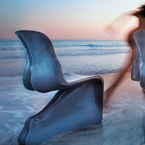 北歐藝術玻璃鋼美人椅定制